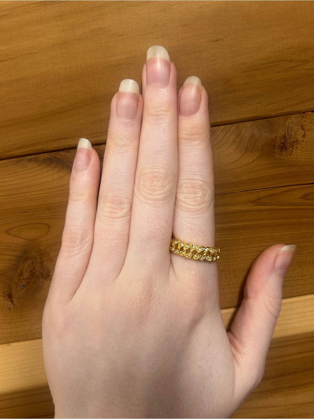 Gold Tone Braided Statement Ring - Women's Fashion Jewelry